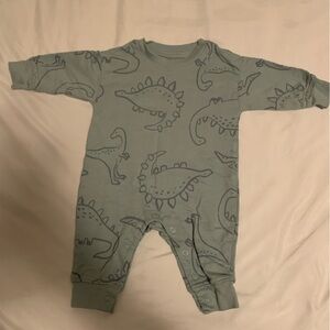 Carter's Green Dinosaur Print Footie
